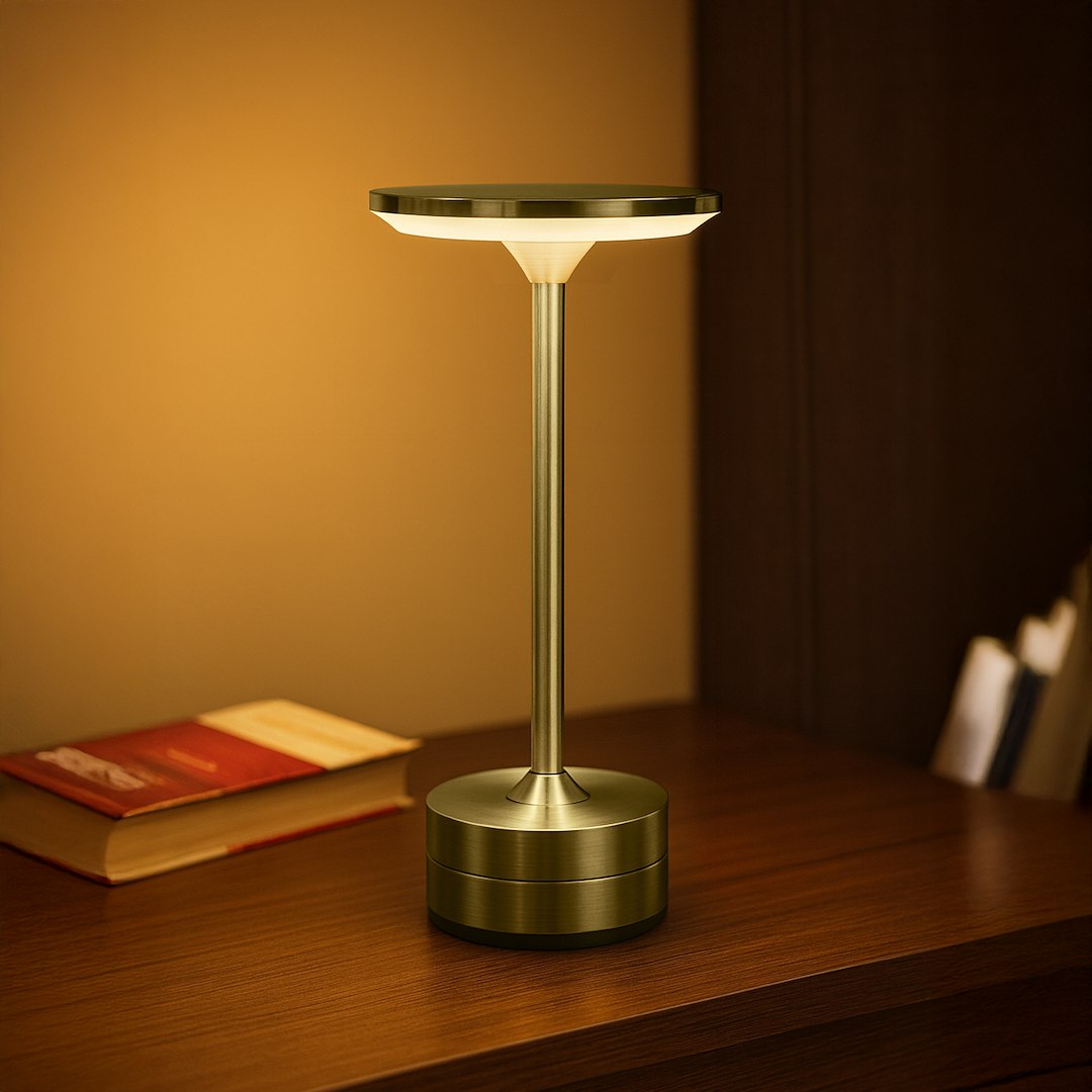 Lampka nocna TAVOLO Gold Milagro