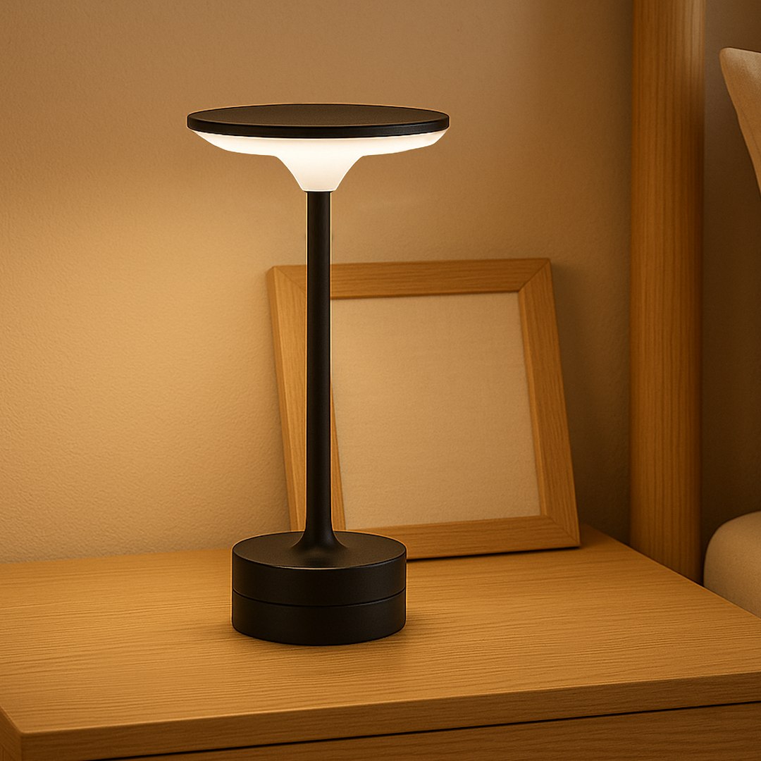 Lampka nocna TAVOLO Black Milagro