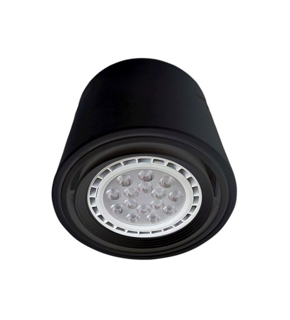 LAMPA SUFITOWA TUBO BLACK 1xAR111 (BEZ ŻARÓWKI)