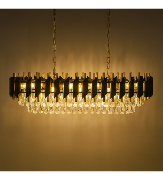 Żyrandol CRISTAL 10xE14