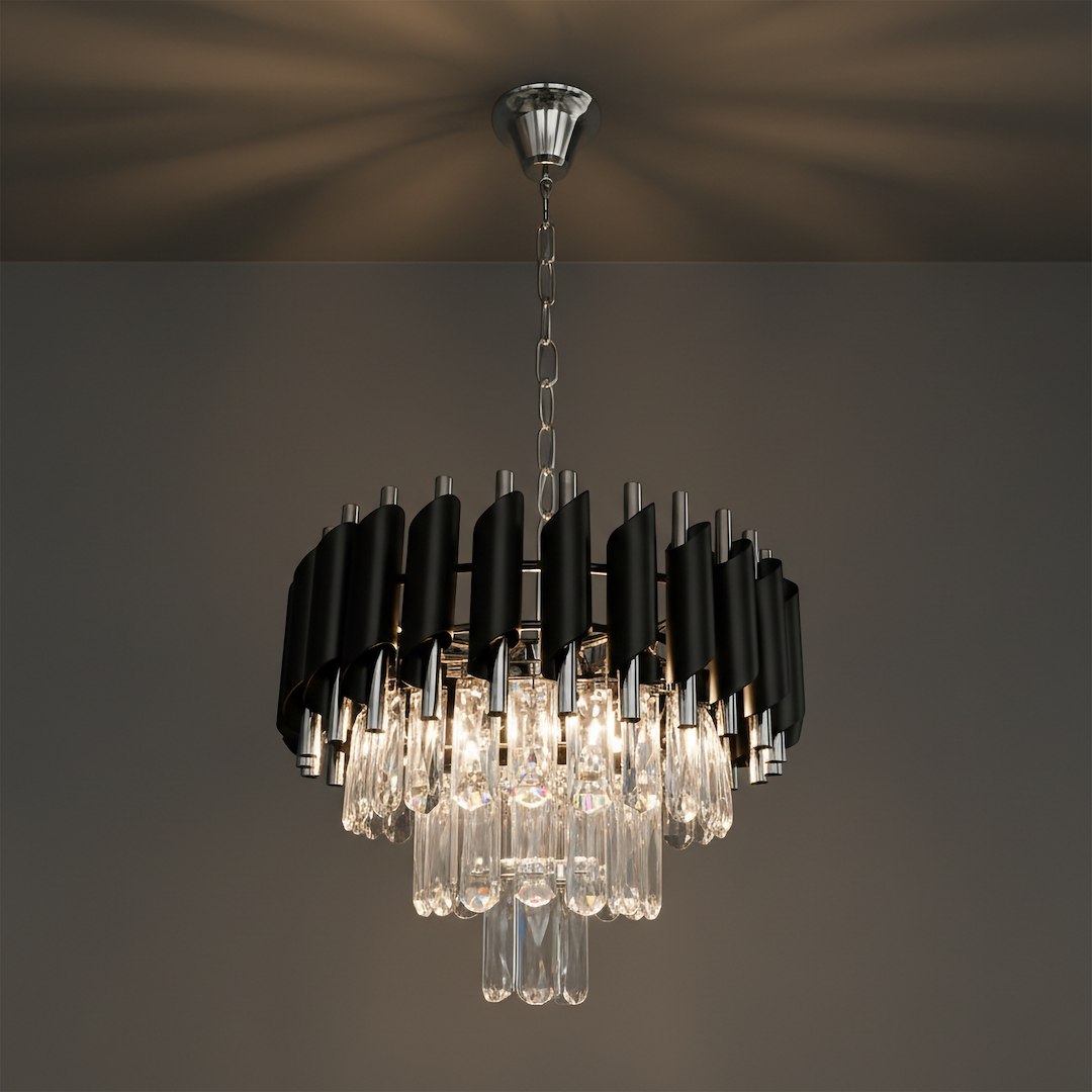 Żyrandol CRISTAL Chrome 5xE14 Milagro — widok produktu