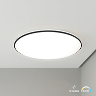 Plafon Hugo 16-24-32W 3CCT IP54 Czarny