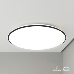 Plafon Hugo 21-32-42W 3CCT IP54 Czarny