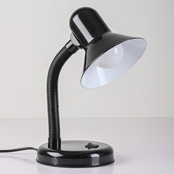 Lampka biurkowa Mentor Czarny 1xE27