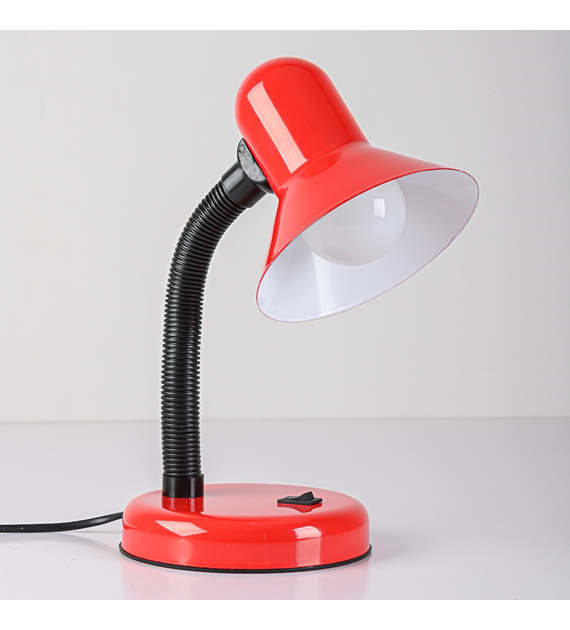 Lampka biurkowa Mentor Czerwony 1xE27