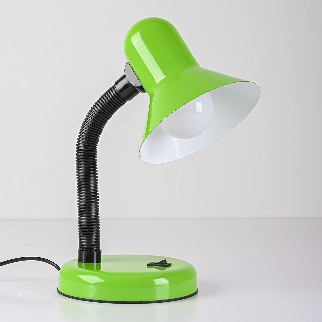 Lampka biurkowa Mentor Zielony 1xE27 Milagro