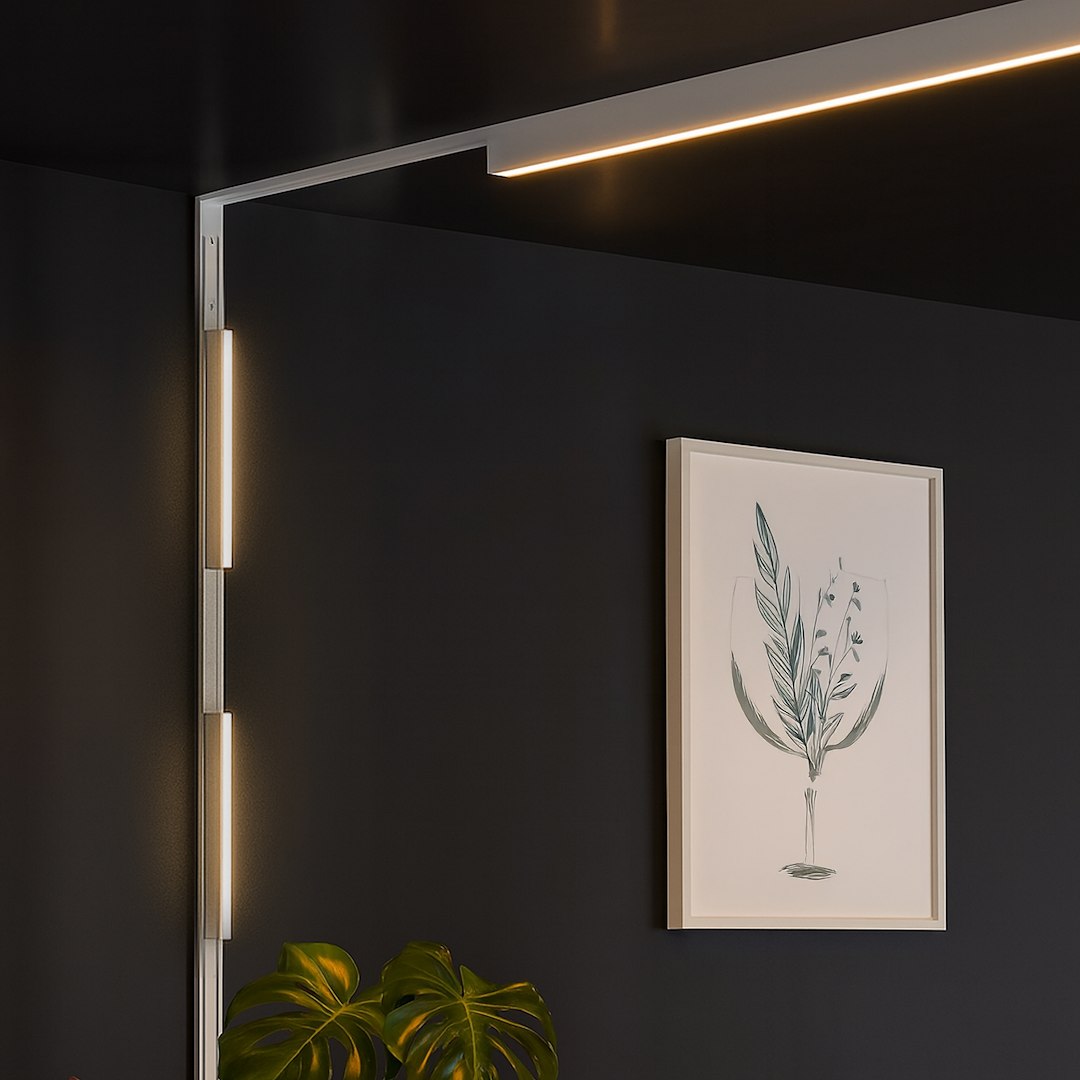 Slim Magnetic Track Biały 23cm 10W LED Tuya CCT 48V Milagro — widok produktu