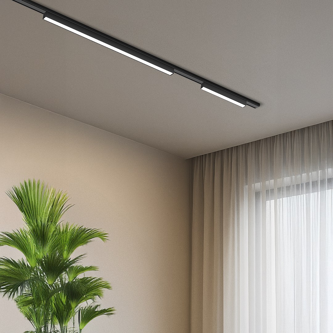Slim Magnetic Track Czarny 61cm 20W LED Tuya CCT 48V Milagro — widok produktu