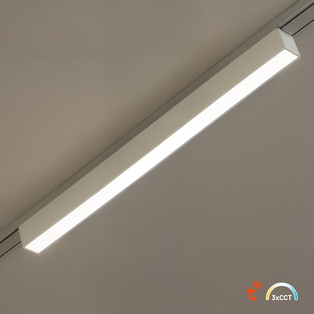 Slim Magnetic Track Biały 61cm 20W LED Tuya CCT 48V Milagro