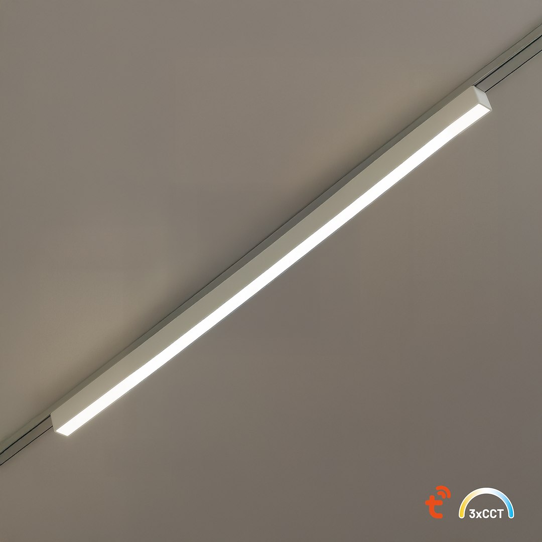 Slim Magnetic Track Biały 91cm 30W LED Tuya CCT 48V Milagro