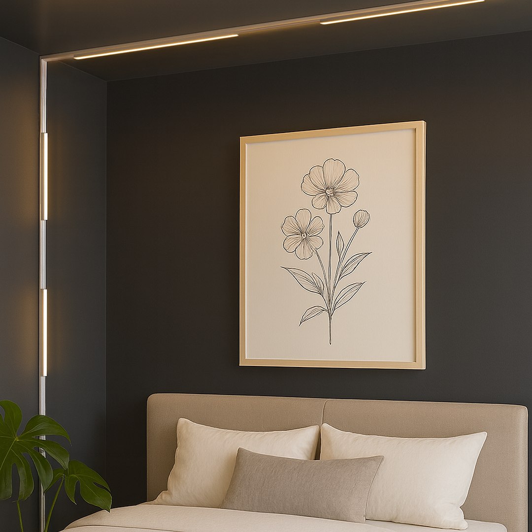 Slim Magnetic Track Biały 91cm 30W LED Tuya CCT 48V Milagro — widok produktu