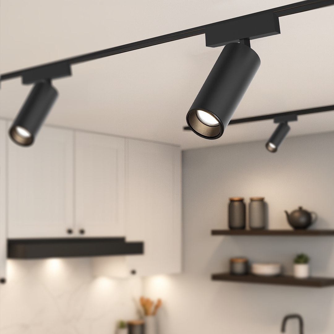 Slim Magnetic Track Czarny spot 9W LED Tuya CCT 48V Milagro — widok produktu