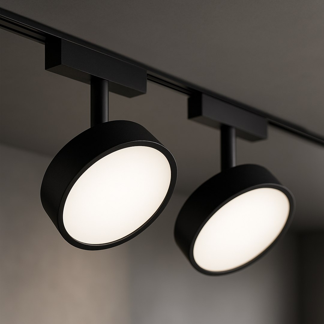 Slim Magnetic Track Czarny 9W LED Tuya CCT 48V Milagro — widok produktu