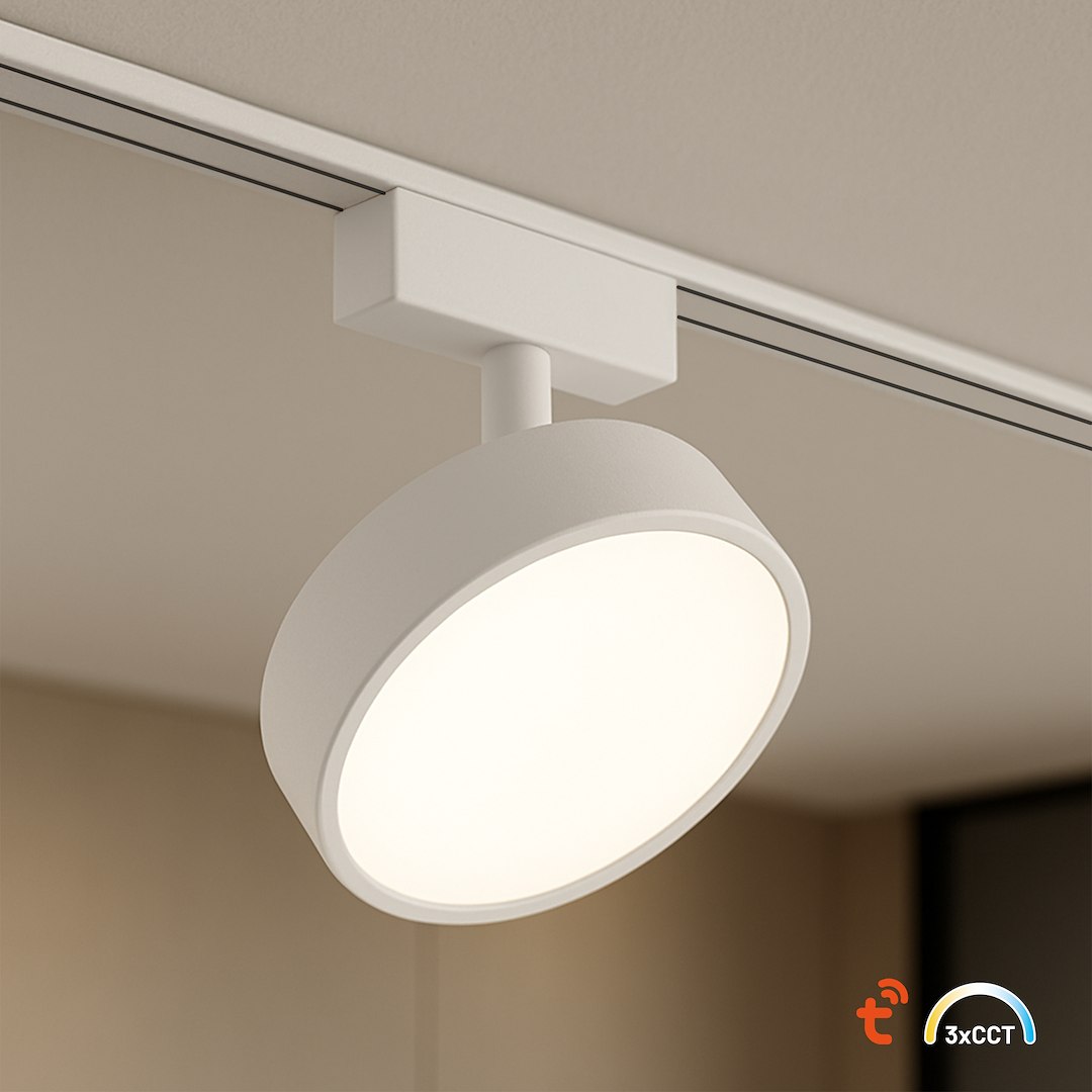 Slim Magnetic Track Biały 9W LED Tuya CCT 48V Milagro