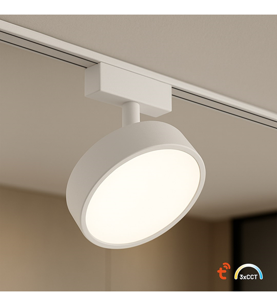 Slim Magnetic Track Biały 9W LED Tuya CCT 48V