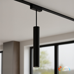 Slim Magnetic Track Czarny pendant 6W LED Tuya CCT 48V