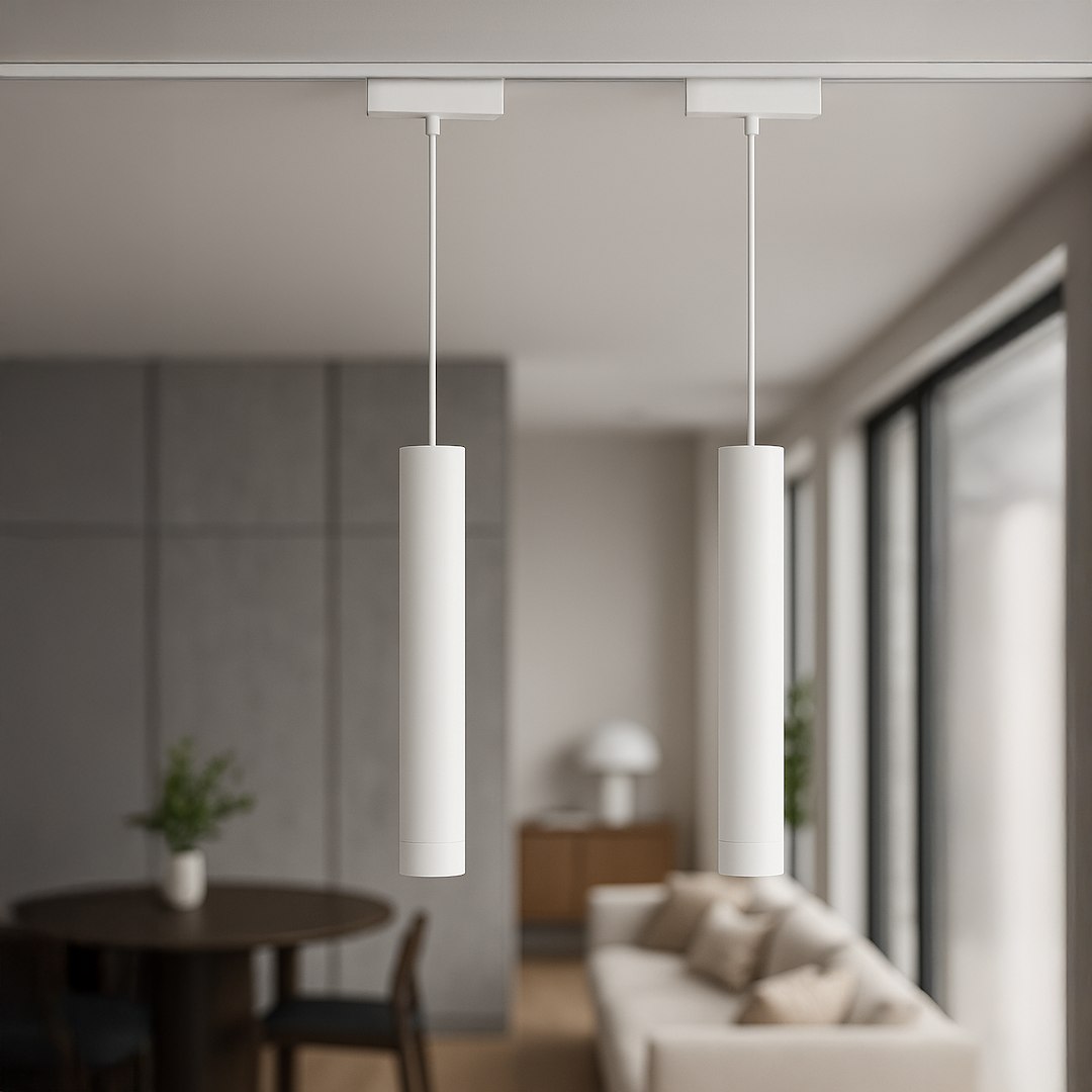 Slim Magnetic Track Biały pendant 6W LED Tuya CCT 48V Milagro — widok produktu