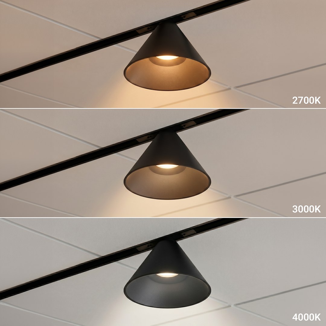 Magnetic Track Cone 5mm 7W CCT 48V Milagro — widok produktu