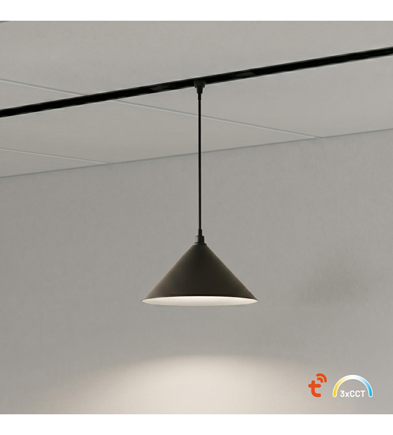 Magnetic Track Pendant Cone 5mm 7W CCT 48V