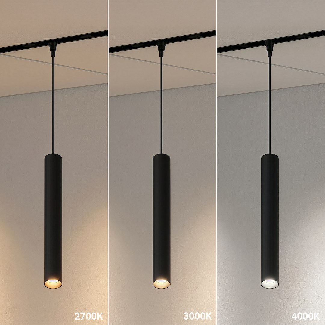 Magnetic Track Pendant Tube 5mm 7W CCT 48V Milagro — widok produktu