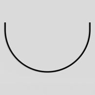 Szyna 1/2 Okrąg Natynk Magnetic Track 5mm fi 60cm