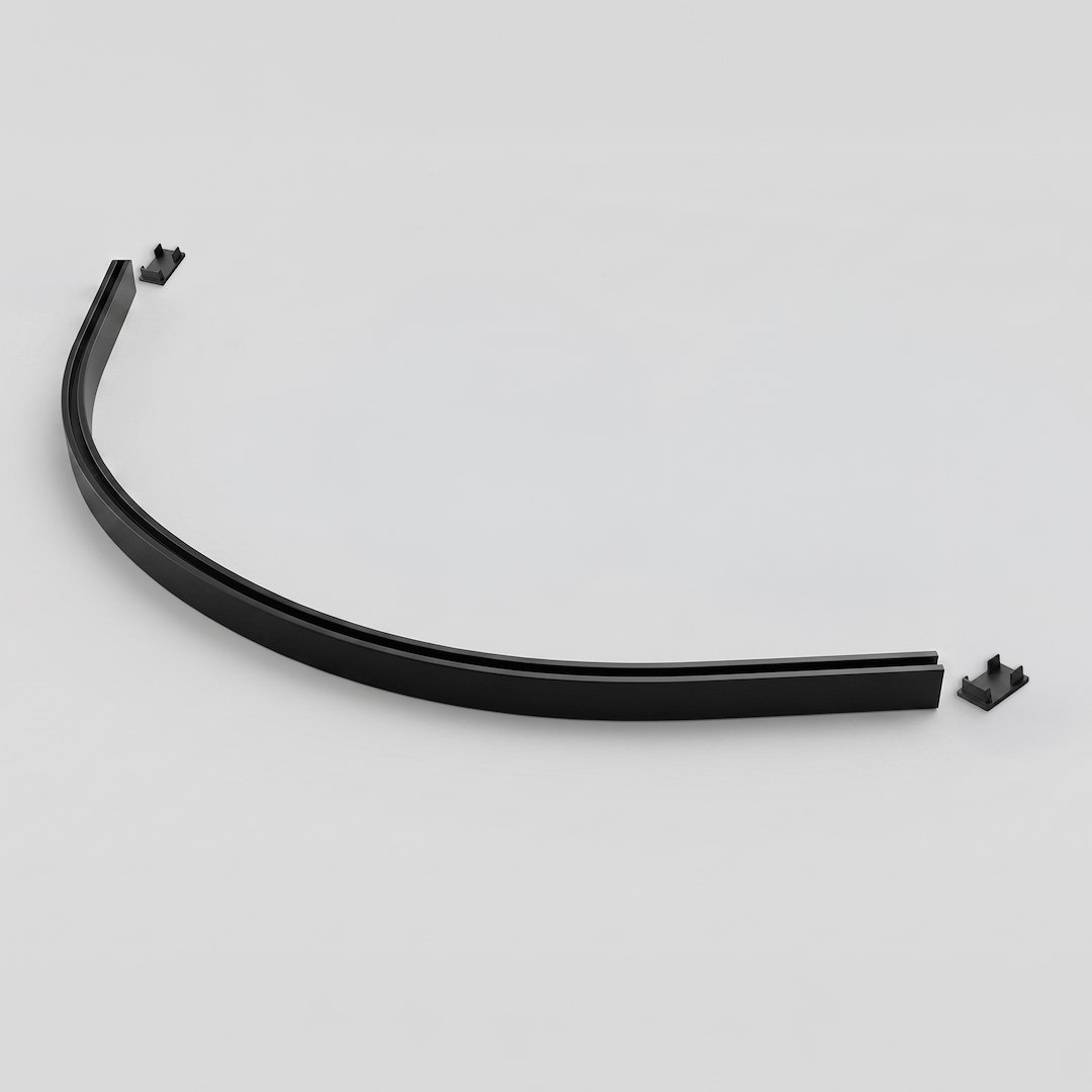 Szyna 1/4 Okrąg Natynk Magnetic Track 5mm fi 60cm Milagro — widok produktu