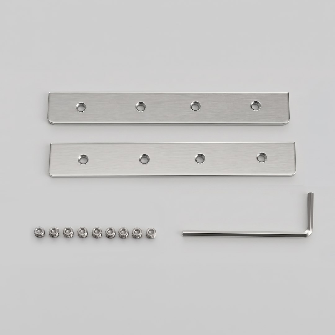 Łącznik metalowy do szyn 10mm Milagro