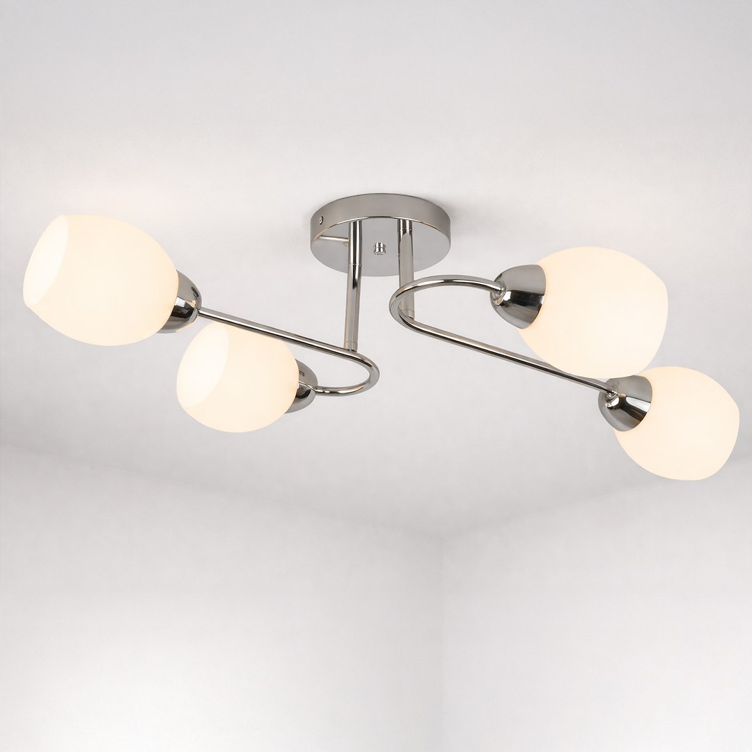 Lampa sufitowa KING 4xE27 Chrom Milagro