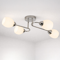 Lampa sufitowa KING CHROME 4xE27