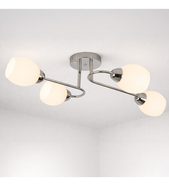 Lampa sufitowa KING CHROME 4xE27