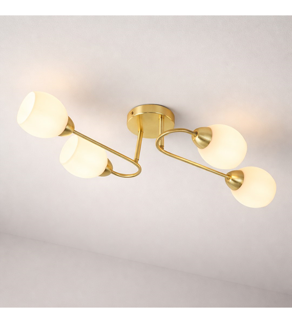 Lampa sufitowa KING GOLD 4xE27