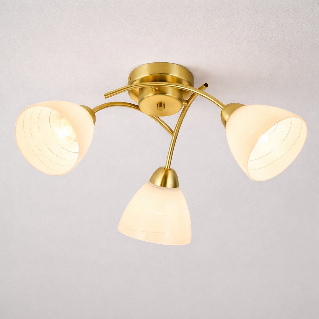 Lampa sufitowa CLARA GOLD 3xE27 Milagro