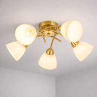 Lampa sufitowa CLARA GOLD 5xE27