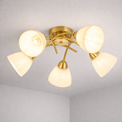 Lampa sufitowa CLARA GOLD 5xE27