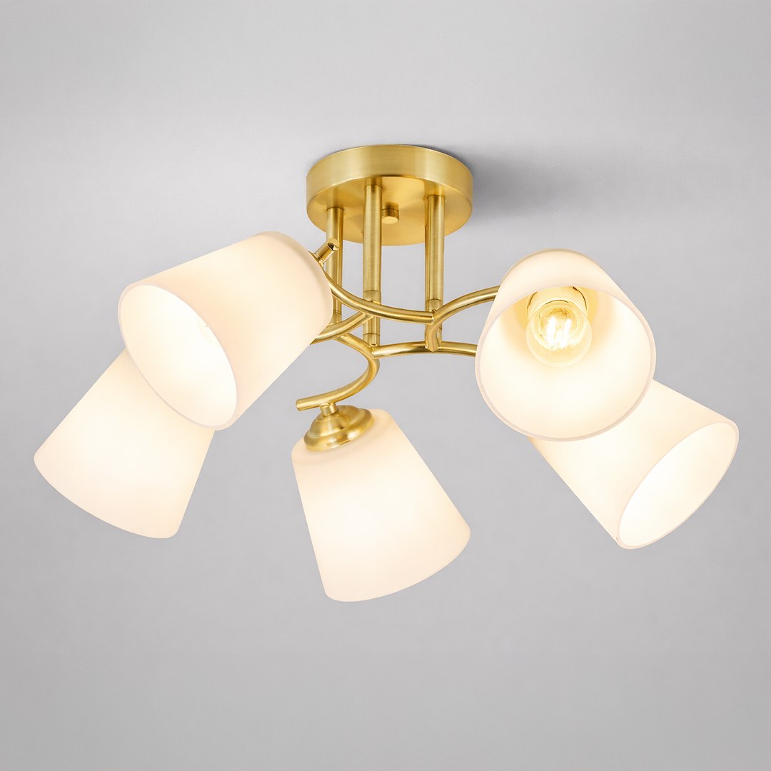 Lampa sufitowa PAFOS GOLD 5xE27 Milagro