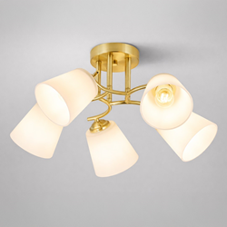 Lampa sufitowa PAFOS GOLD 5xE27