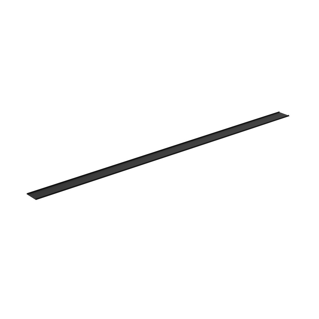Przesłona Prosta Magnetic Track 20mm L100cm Czarny Milagro