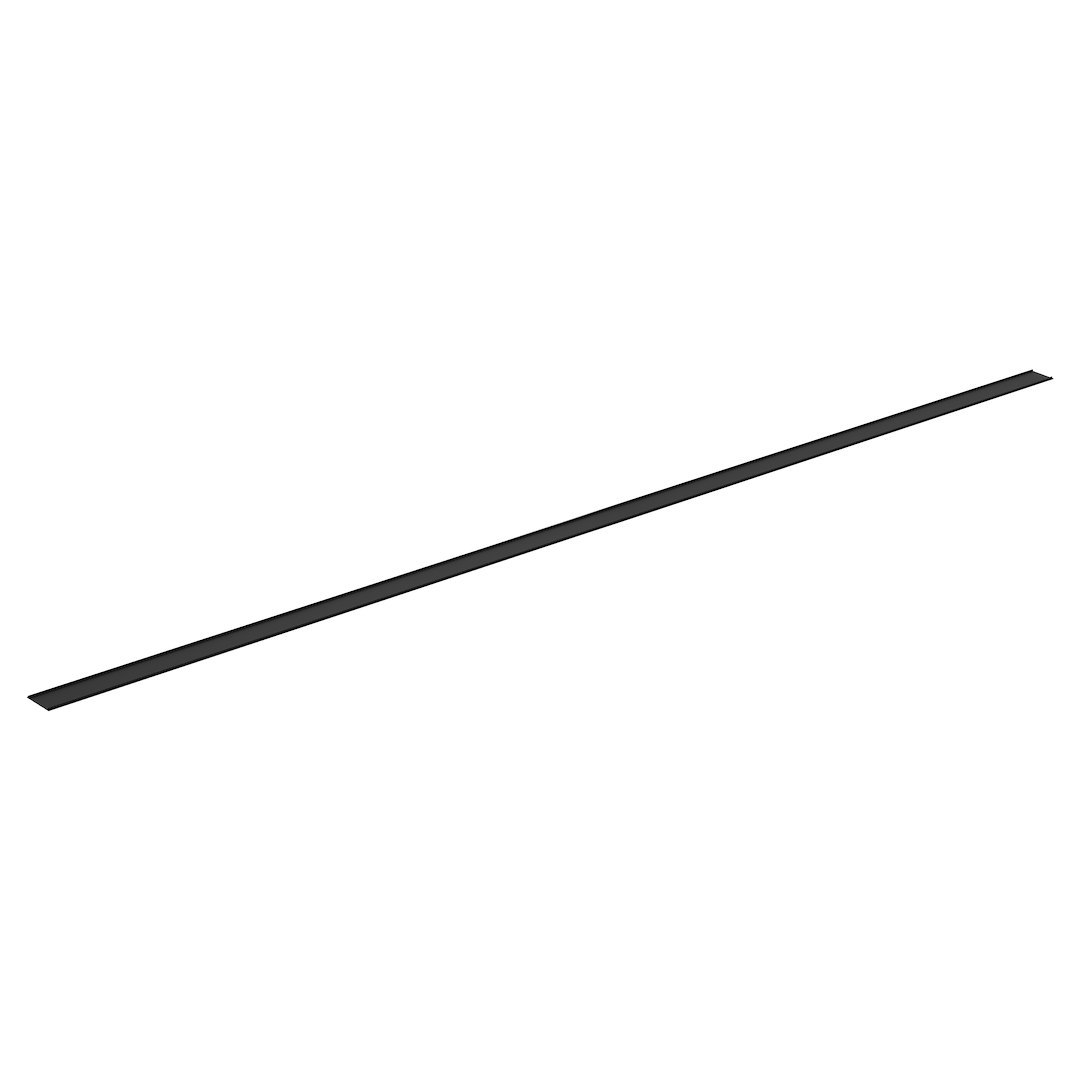 Przesłona Prosta Magnetic Track 20mm L200cm Czarny Milagro