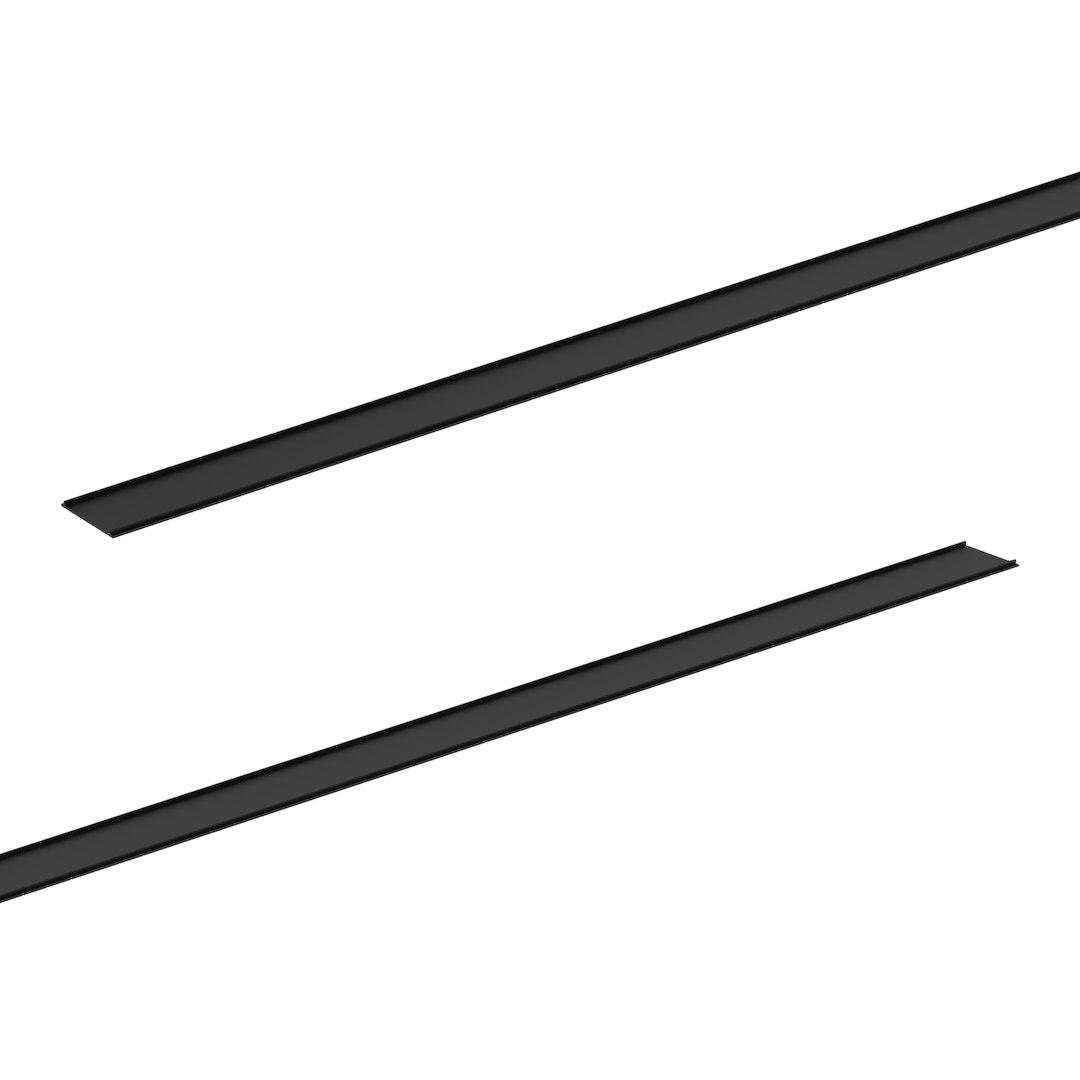 Przesłona Prosta Magnetic Track 20mm L200cm Czarny Milagro — widok produktu