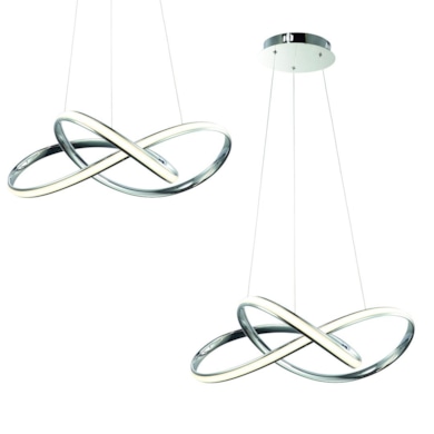 LAMPA WISZĄCA CAPPIO CHROME 36W LED