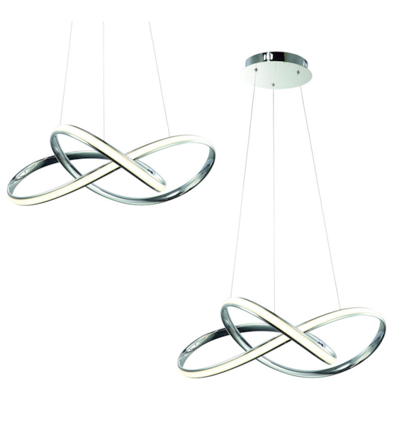 LAMPA WISZĄCA CAPPIO CHROME 36W LED