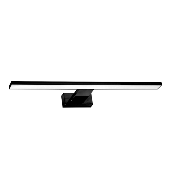 Kinkiet Shine Czarny z ramką 30cm 7W LED