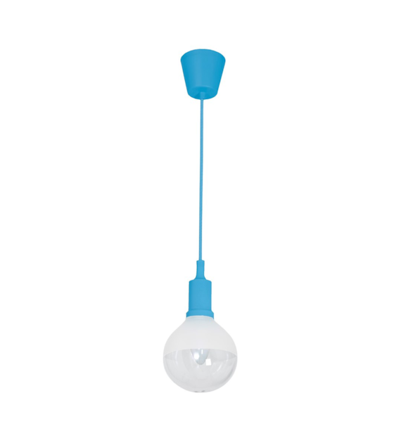 LAMPA WISZĄCA BUBBLE BLUE 5W E14 LED