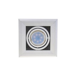 LAMPA PODTYNKOWA BLOCCO BIAŁY 1x7W GU10 LED