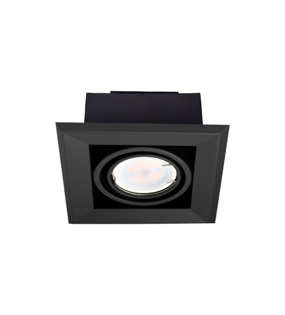 Lampa Podtynkowa Blocco 1x7W GU10 Led Czarny