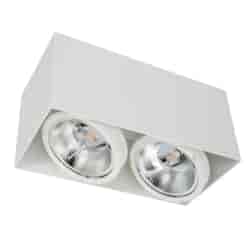 Oprawa Natynkowa Plaza 2xGU10 AR111 Biały