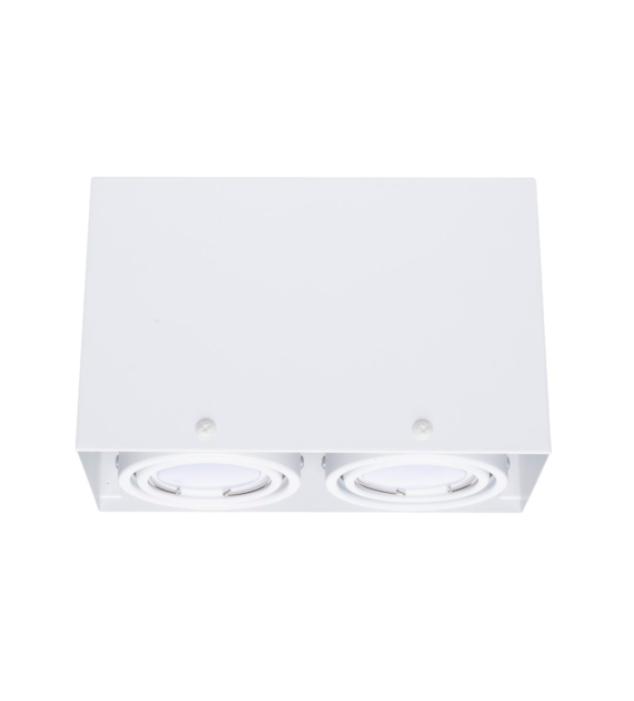 Lampa Sufitowa Blocco Biały 2x7W GU10 Led
