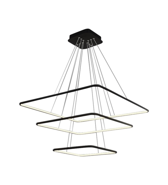 LAMPA WISZĄCA NIX BLACK 117W LED