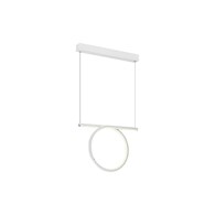 Lampa Wisząca Loop Biały 20W LED