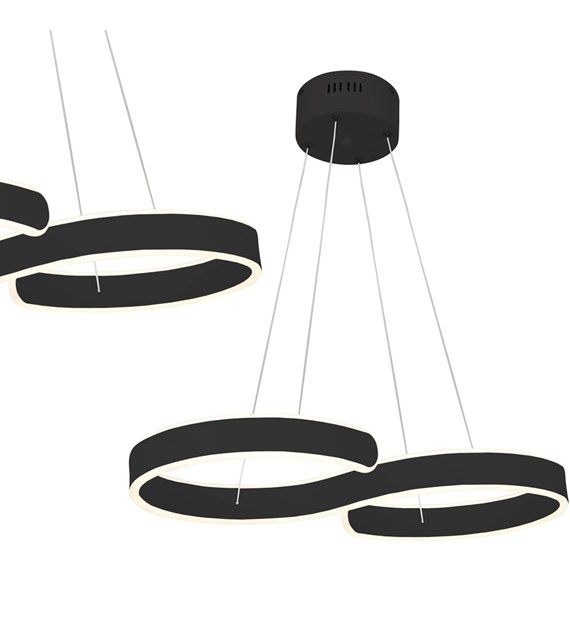 Lampa wisząca INFINITY BLACK 60W LED